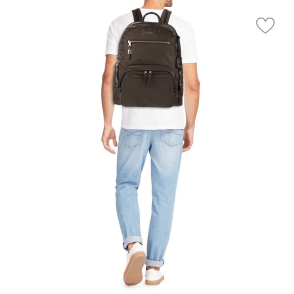 Tumi Brown Backpack with Structured Design and Durable Material - Picture 2 of 13